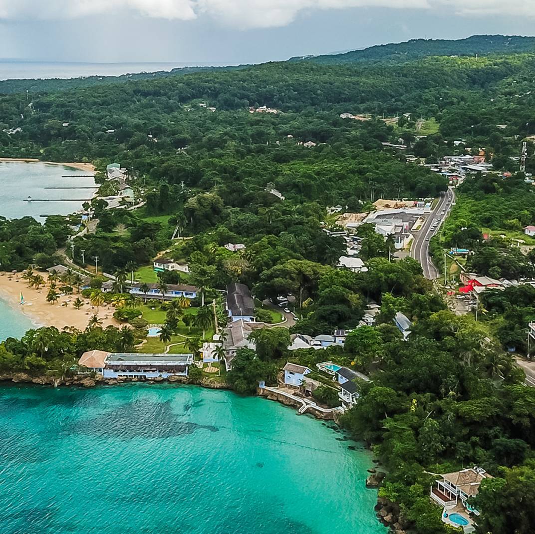 Jamaica coastline
