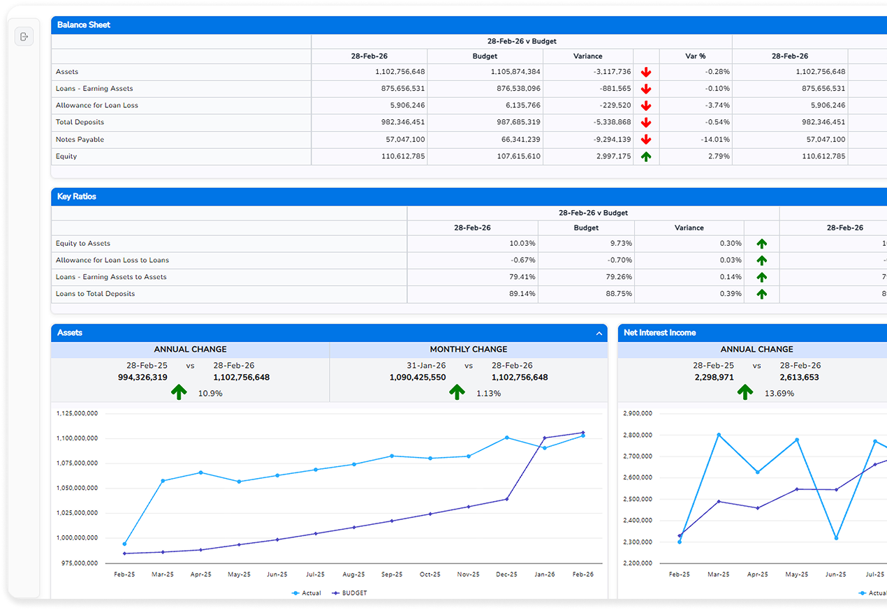 Financial Performance screenshot